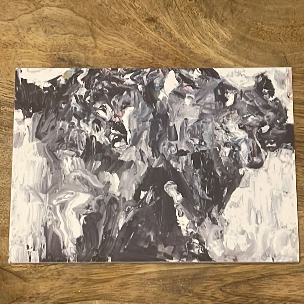 Artist print of original Oil-painting “two wolves on white “